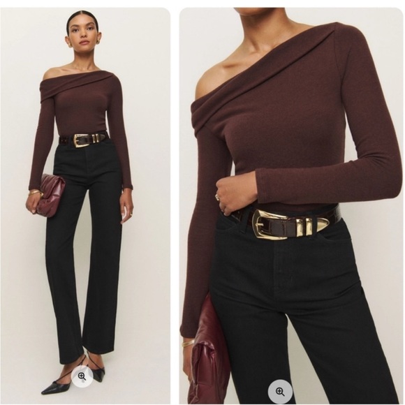 Reformation Elio Knit Top XL - Picture 2 of 7